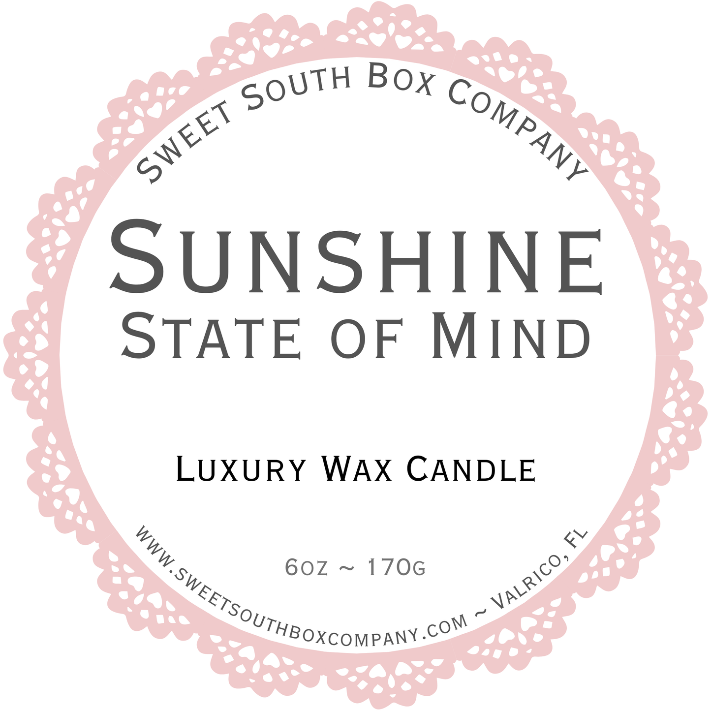 Sunshine State of Mind - Luxury Apricot Coconut Wax Candle