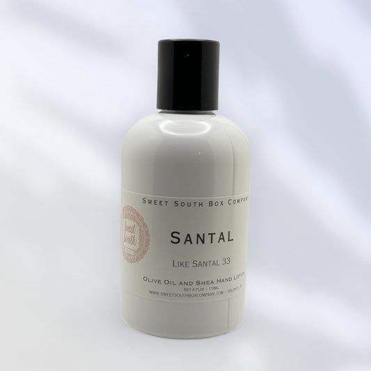 Santal  - Olive Oil & Shea Hand Lotion